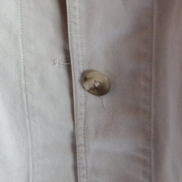 Tan Isaac Mizrahi Women's Cargo Jacket - Picture 3 of 6